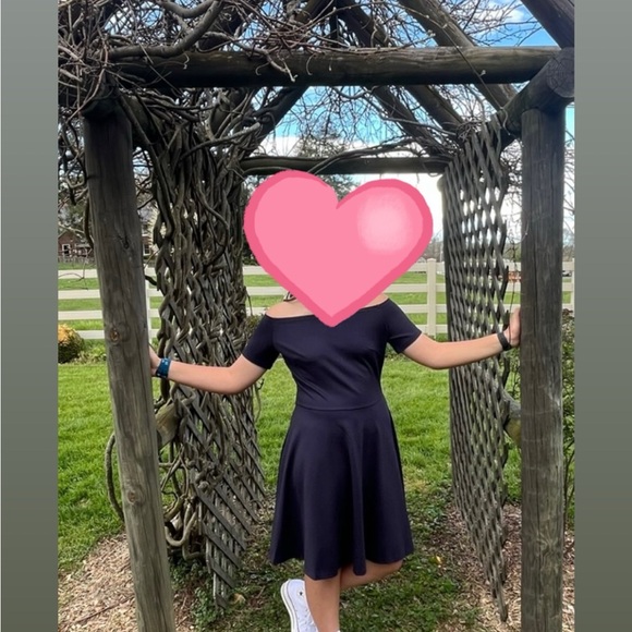 Amazon Homecoming Skater Navy Blue Women's Dress Size L - Picture 9 of 9